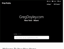 Tablet Screenshot of gregdoyley.com